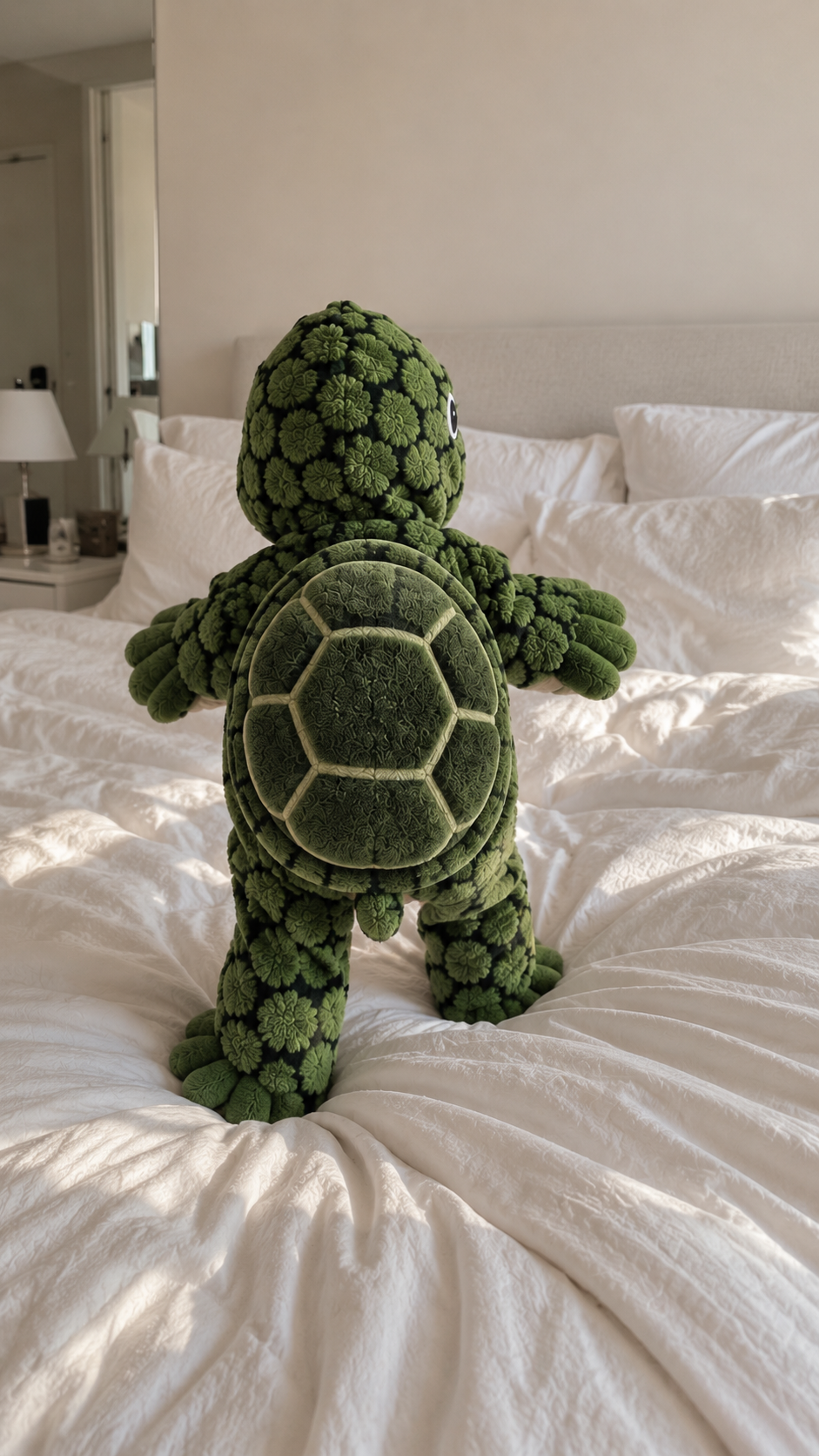 Bébé portant le pyjama Ma Tortue